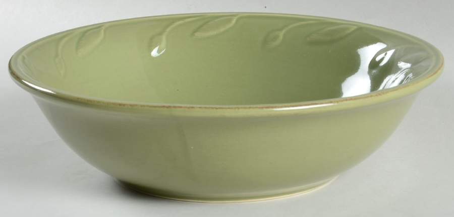 Sorrento Oregano (Green) 9" Round Vegetable Bowl by Signature-1