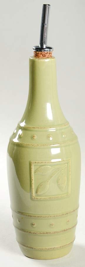 Sorrento Oregano (Green) Oil Jar & Drizzle Spout by Signature-1