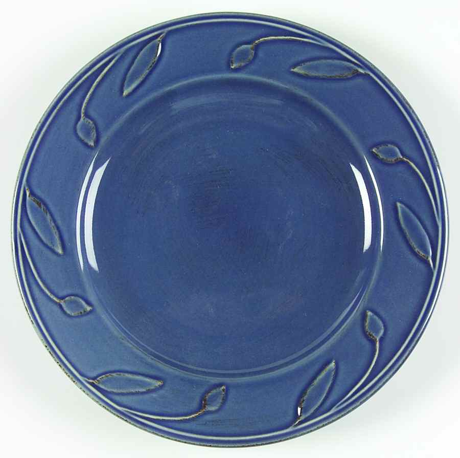 Sorrento Mediterranean (Blue) Salad Plate by Signature-1