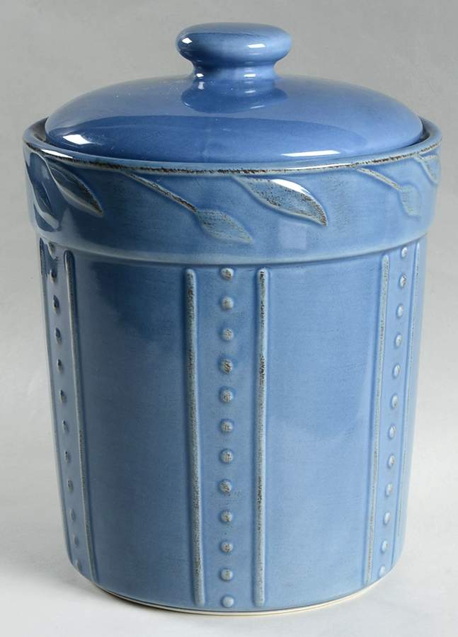 Sorrento Mediterranean (Blue) Large Canister & Lid by Signature-1