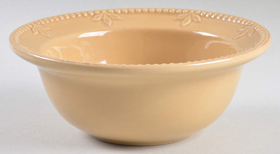 Sorrento Wheat (Gold) 7" Round Serving Bowl by Signature-1