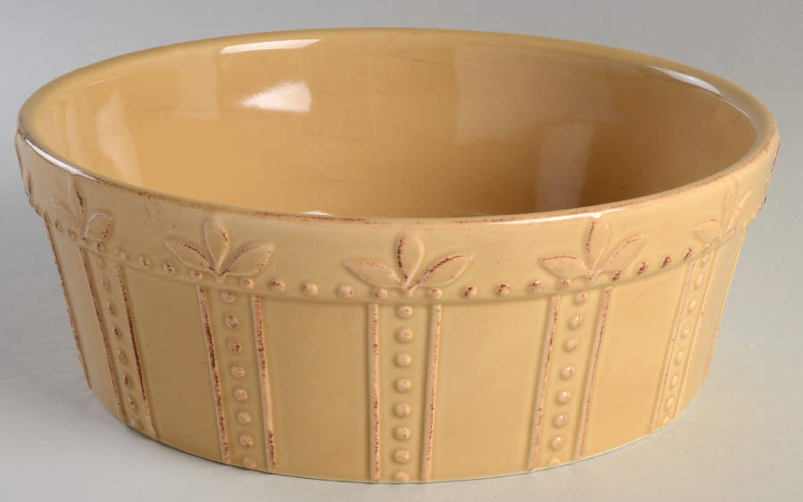 Sorrento Wheat (Gold) Extra Large Pet Bowl by Signature-1