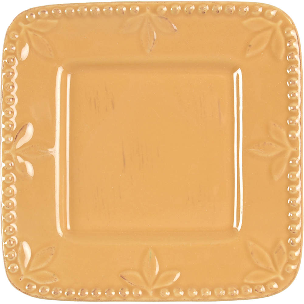 Sorrento Wheat (Gold) Square Bread & Butter Plate by Signature-1