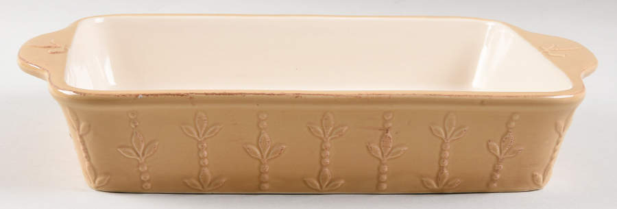 Sorrento Wheat (Gold) 12" Rectangular Baker by Signature-1