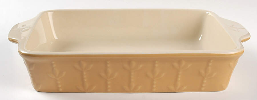 Sorrento Wheat (Gold) 13"  Rectangular Baker by Signature-1
