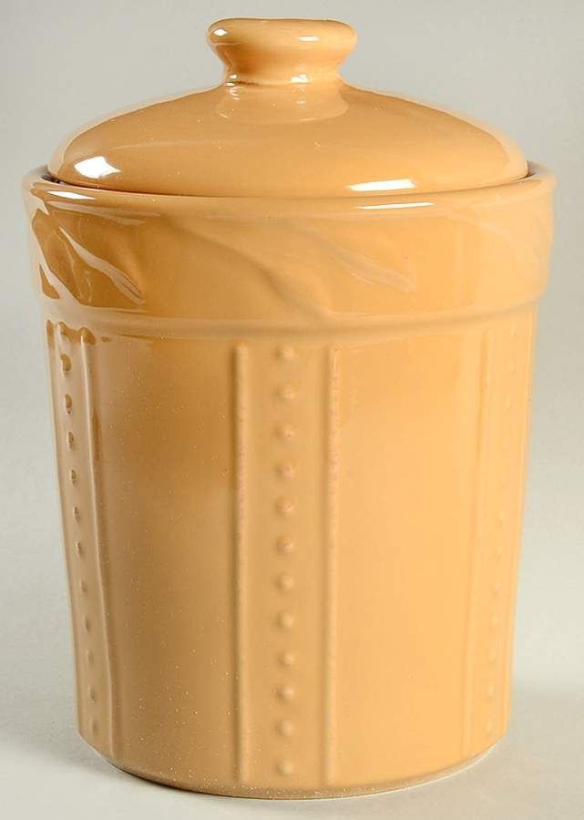 Sorrento Wheat (Gold) Large Canister & Lid by Signature-1