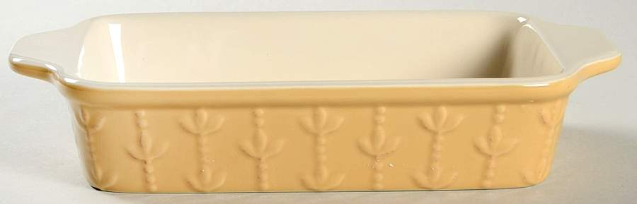 Sorrento Wheat (Gold) 9" Rectangular Baker by Signature-1