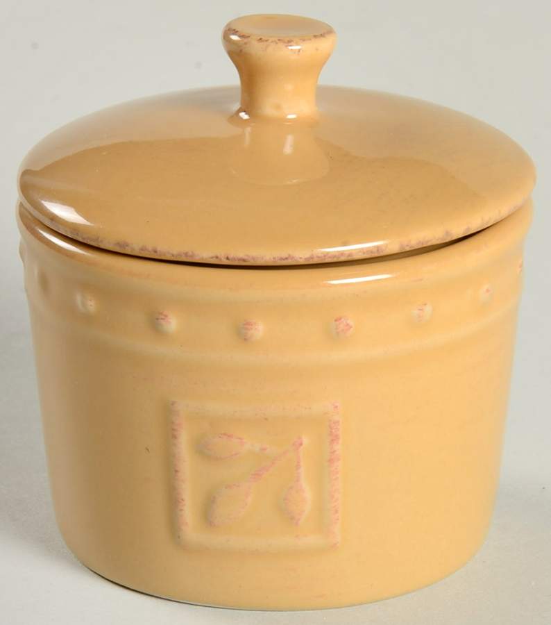 Sorrento Wheat (Gold) Small Spice Jar & Lid by Signature-1