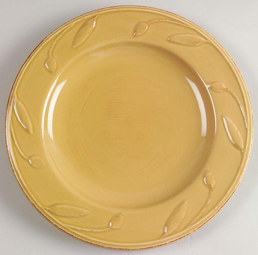 Sorrento Wheat (Gold) Salad Plate by Signature-1