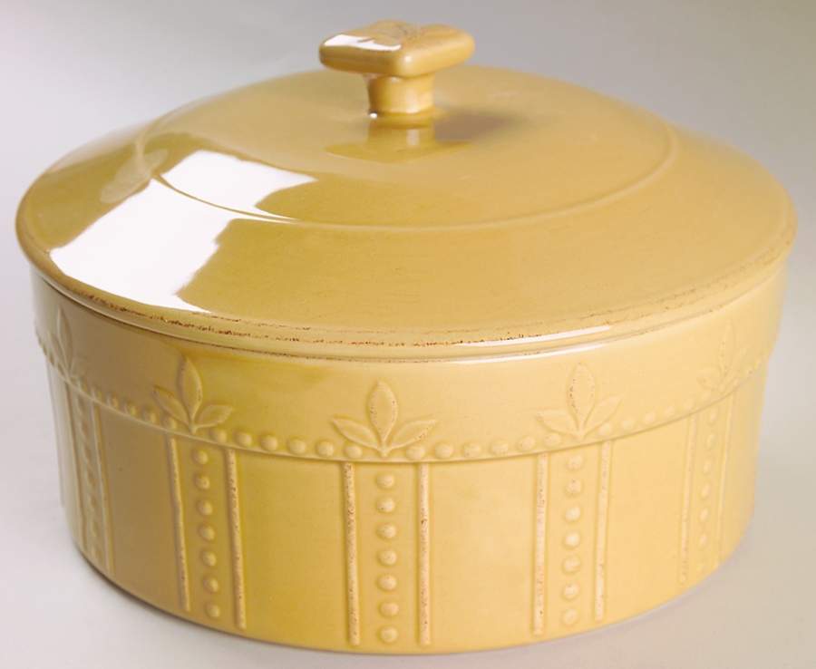 Sorrento Wheat (Gold) Covered Souffle by Signature-1