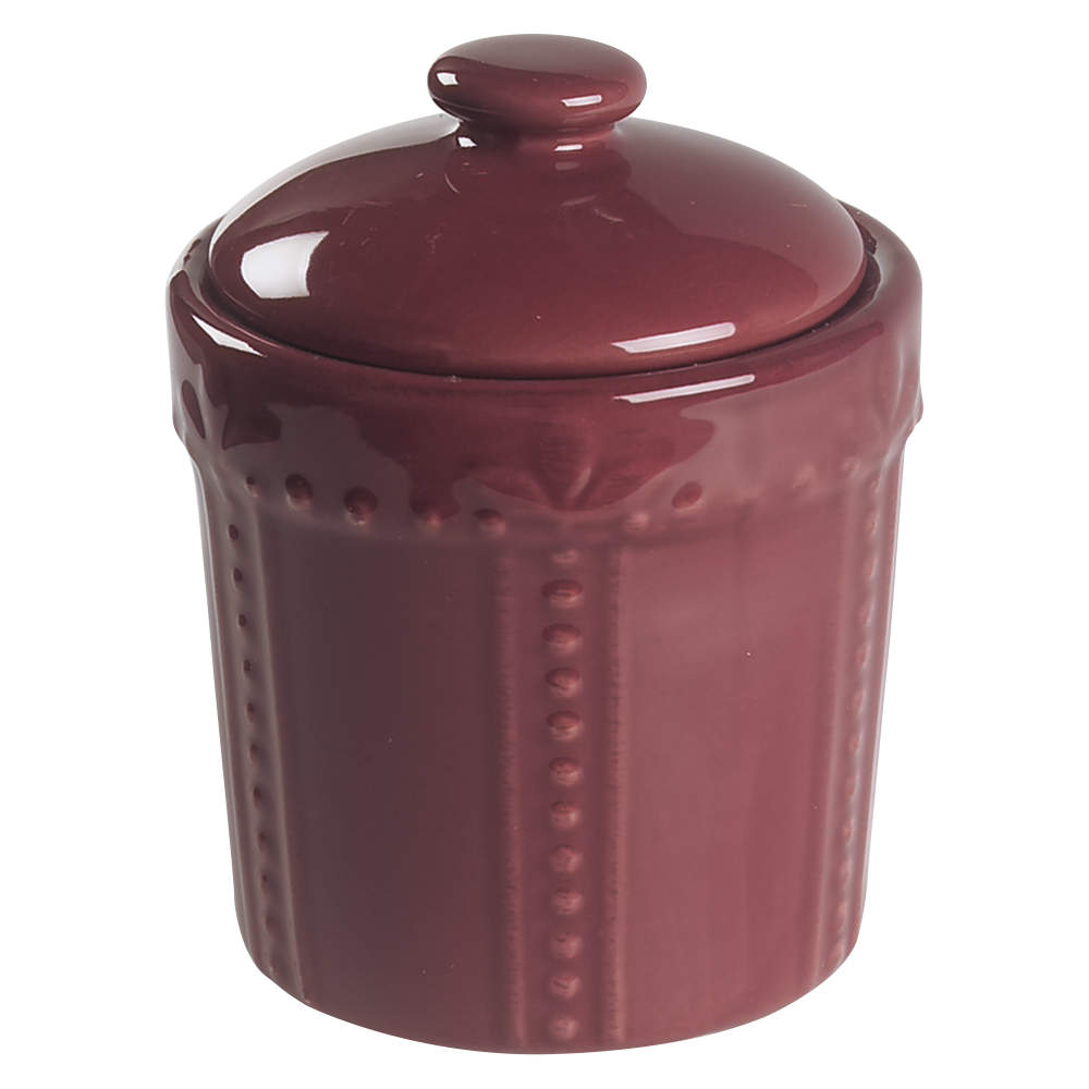 Sorrento Beaujolais (Burgundy) Sugar Bowl & Lid by Signature-1