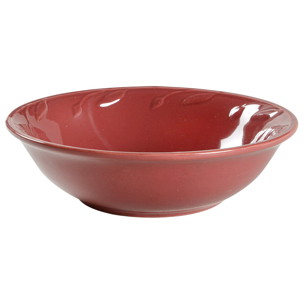 Sorrento Beaujolais (Burgundy) 9" Round Vegetable Bowl by Signature-1