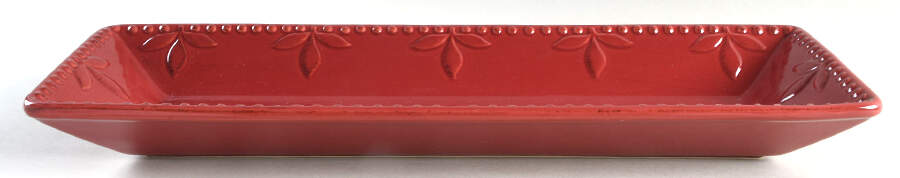 Sorrento Beaujolais (Burgundy) 19" Rectangular Serving Platter by Signature-1
