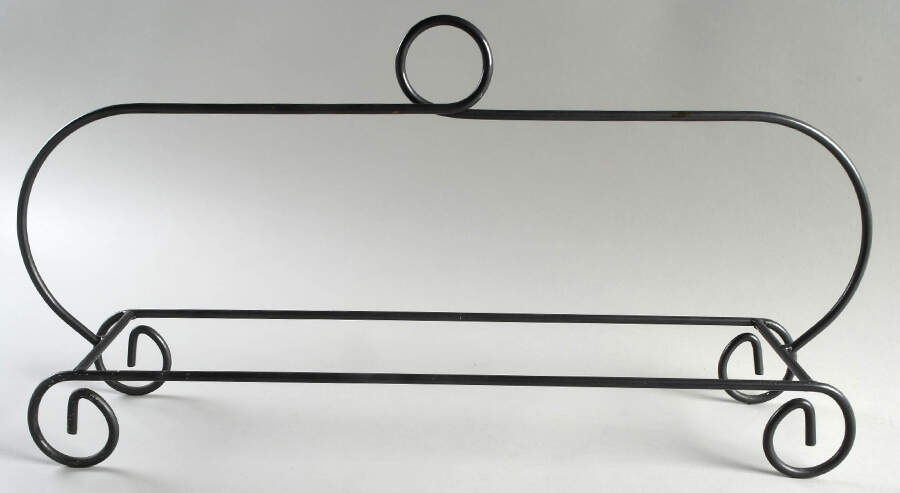 Sorrento Beaujolais (Burgundy) Metal Stand for 19" Rectangular Platter by Signature-1