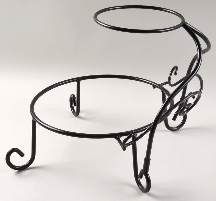 Sorrento Beaujolais (Burgundy) Metal Stand for Chip & Dip Set  (CHIMS) by Signature-1