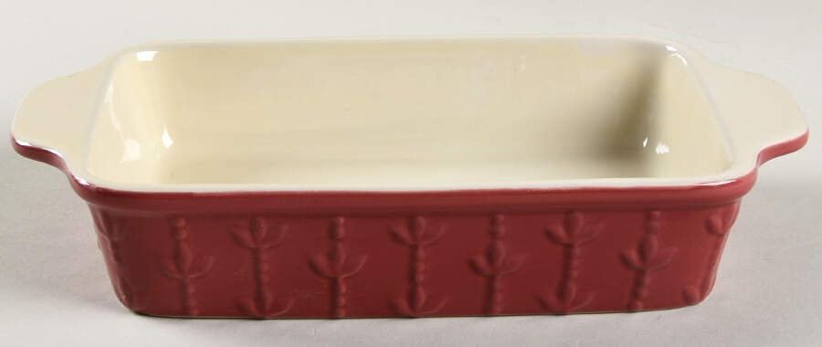Sorrento Beaujolais (Burgundy) 9" Rectangular Baker by Signature-1