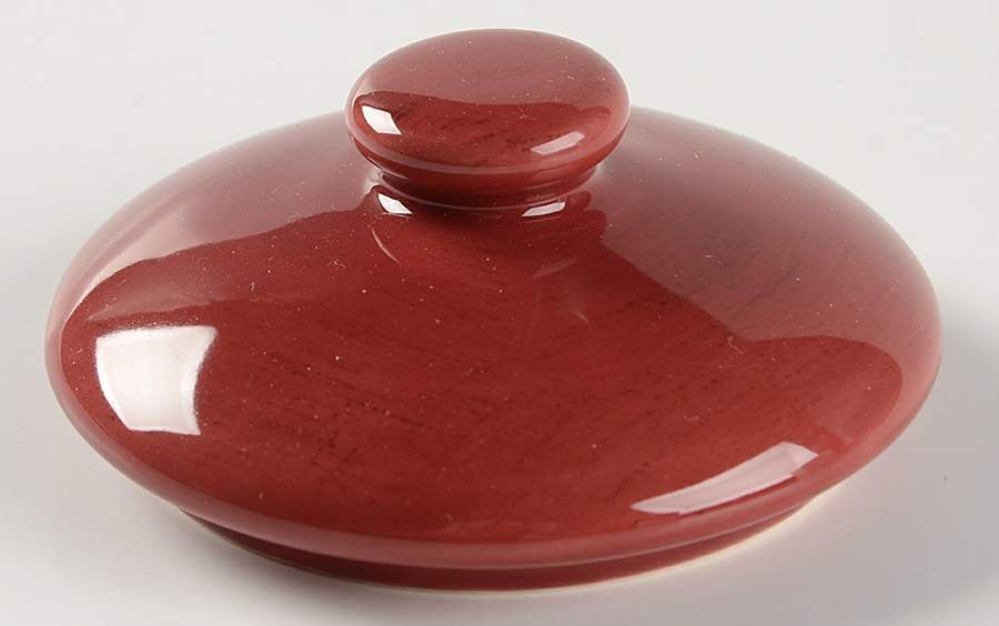 Sorrento Beaujolais (Burgundy) Lid for Sugar Bowl by Signature-1