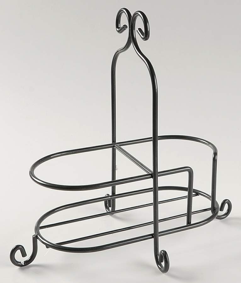 Sorrento Beaujolais (Burgundy) Metal Stand for Creamer & Sugar Set by Signature-1