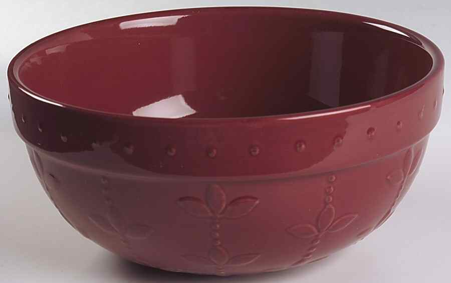 Sorrento Beaujolais (Burgundy) 9" Mixing Bowl by Signature-1