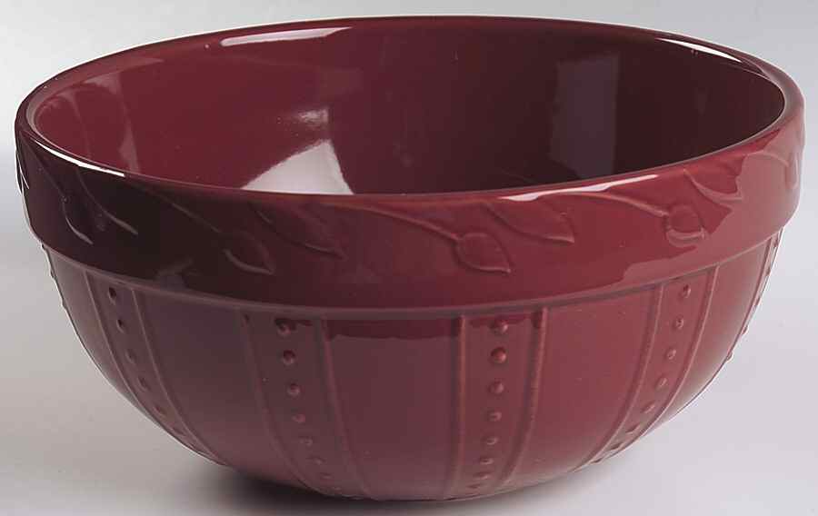 Sorrento Beaujolais (Burgundy) 10" Mixing Bowl by Signature-1
