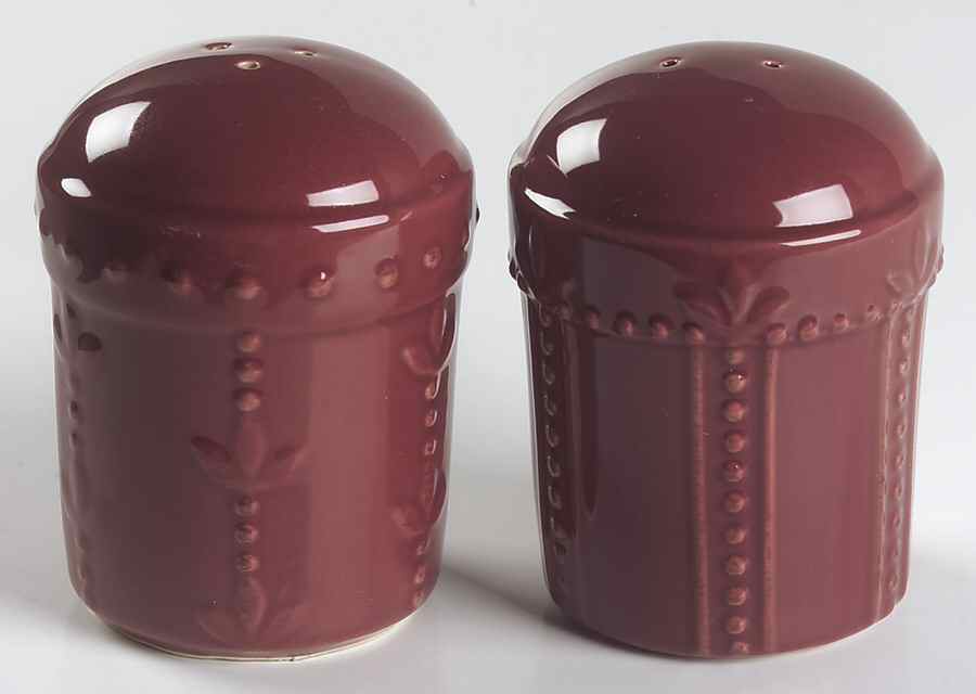 Sorrento Beaujolais (Burgundy) Salt & Pepper Set by Signature-1