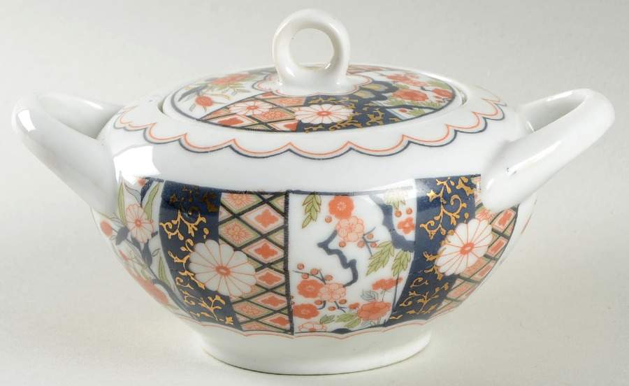 Mikado Sugar Bowl & Lid by Shafford-1