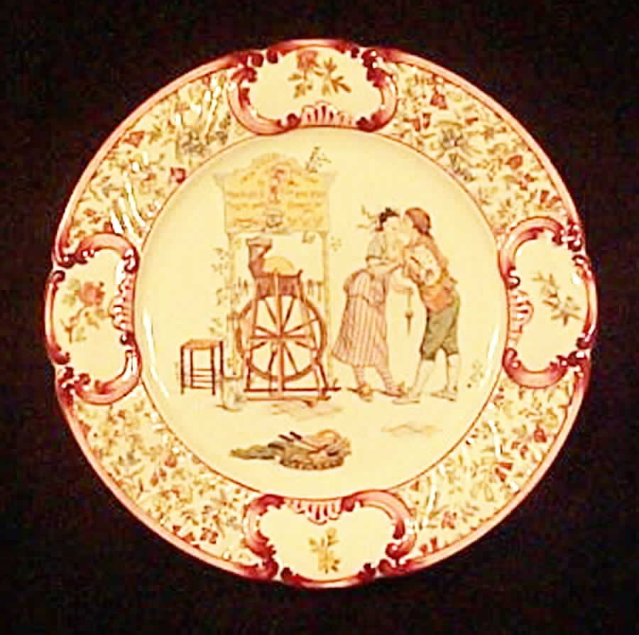 2235p Salad Plate by Sarreguemines-1