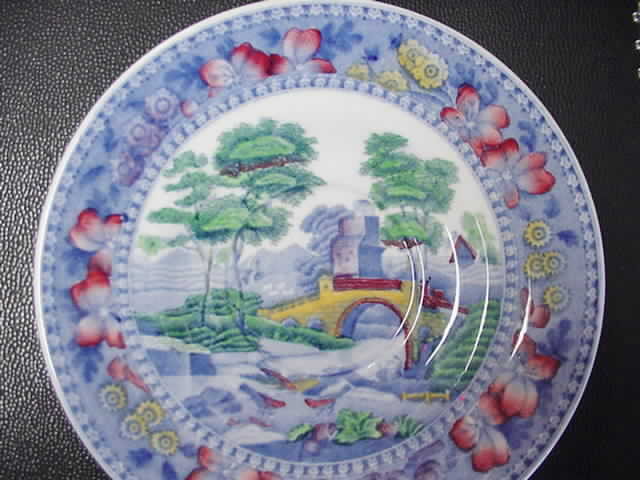 Tower Blue Multicolor Saucer by Spode-1