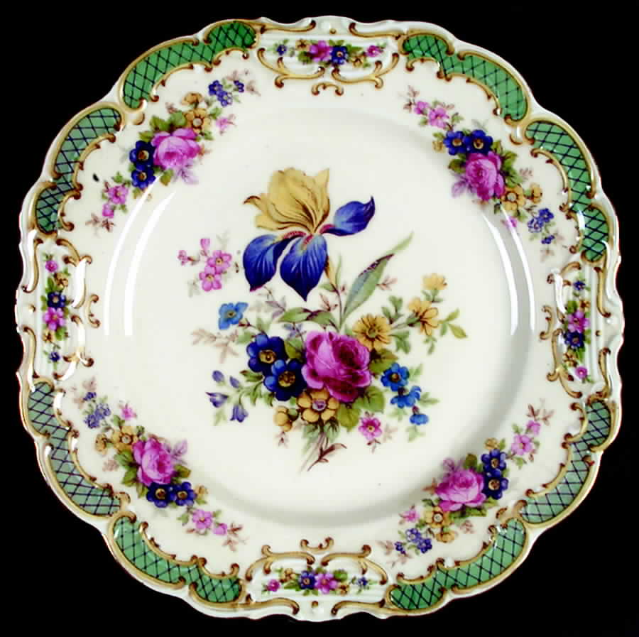 SWH29 Aqua Square Salad Plate by Schwarzenhammer-1