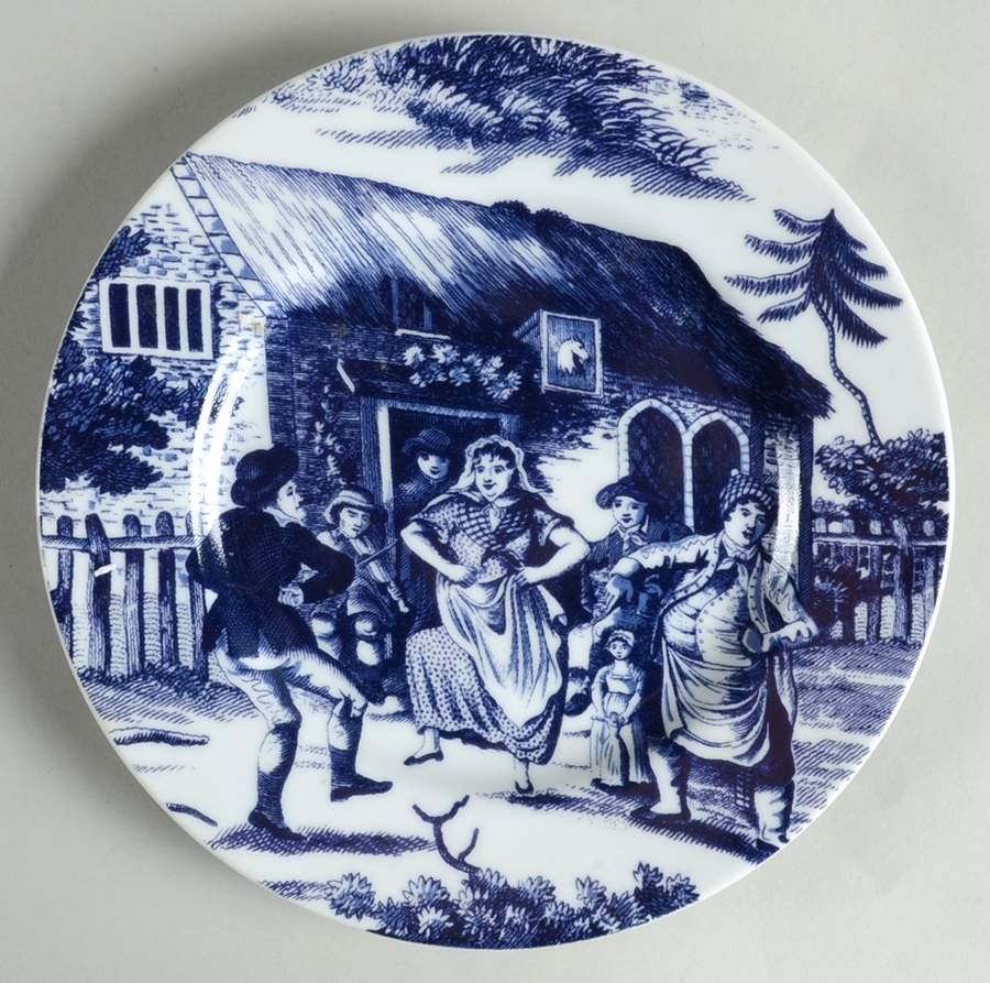 Country Courtship Salad Plate by Sadek-1