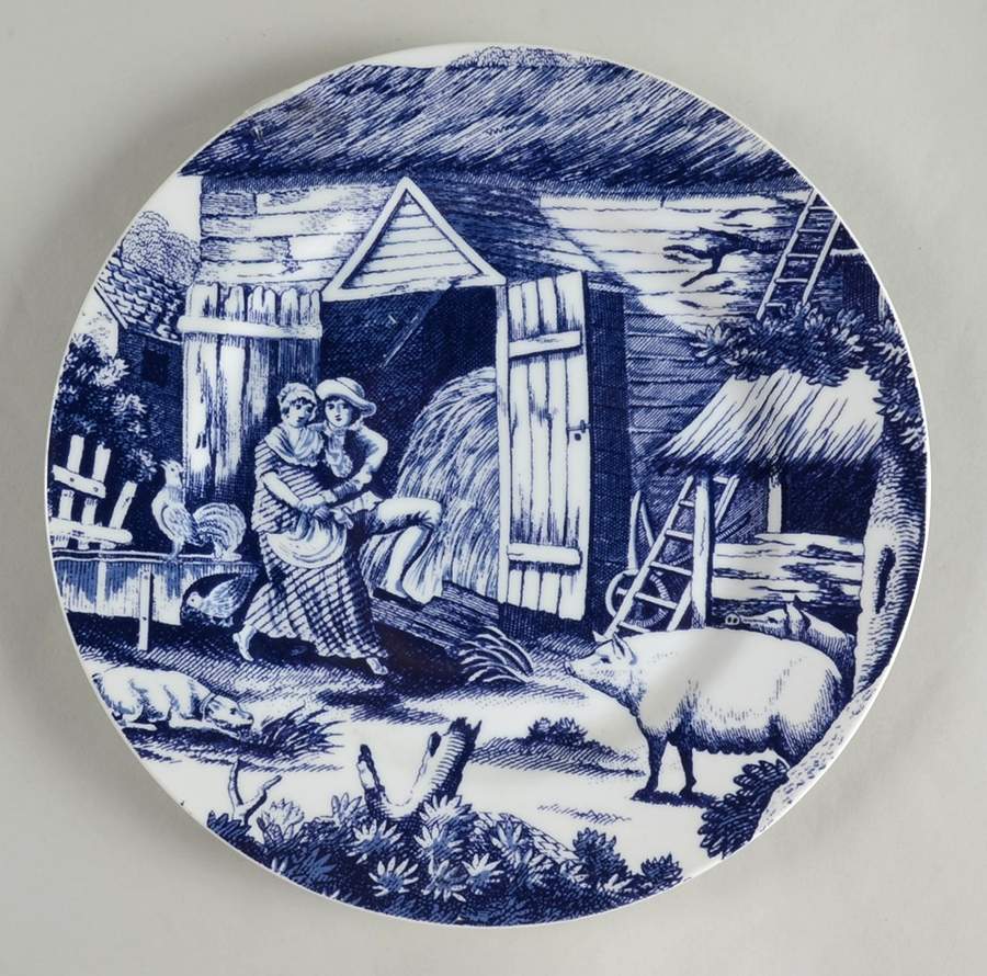 Country Courtship Dinner Plate by Sadek-1