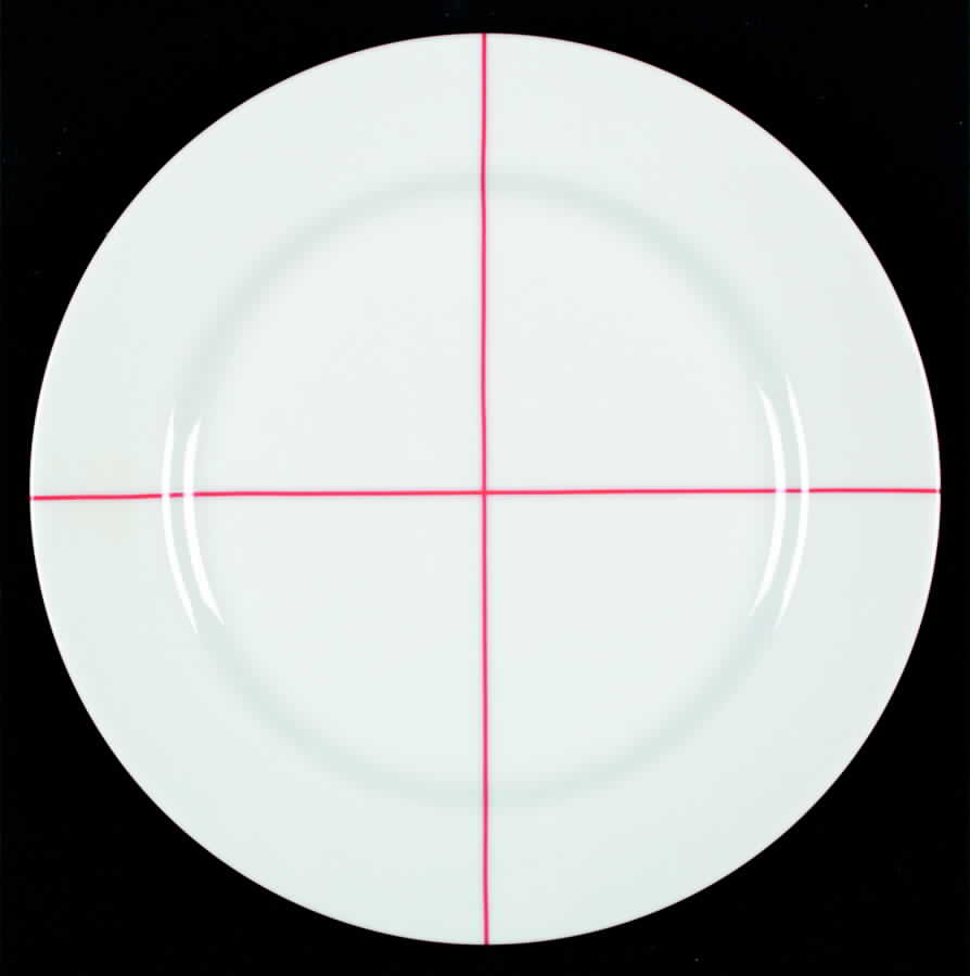 Signature Red Luncheon Plate by Swid Powell-1