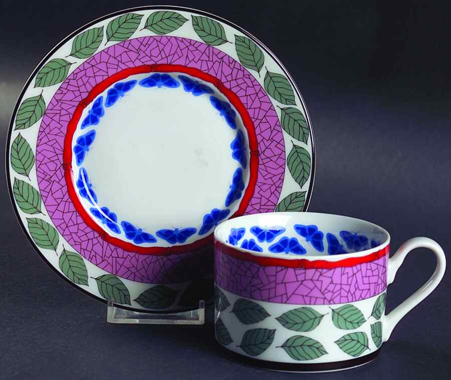 SWP3 Flat Cup & Saucer Set by Swid Powell-1