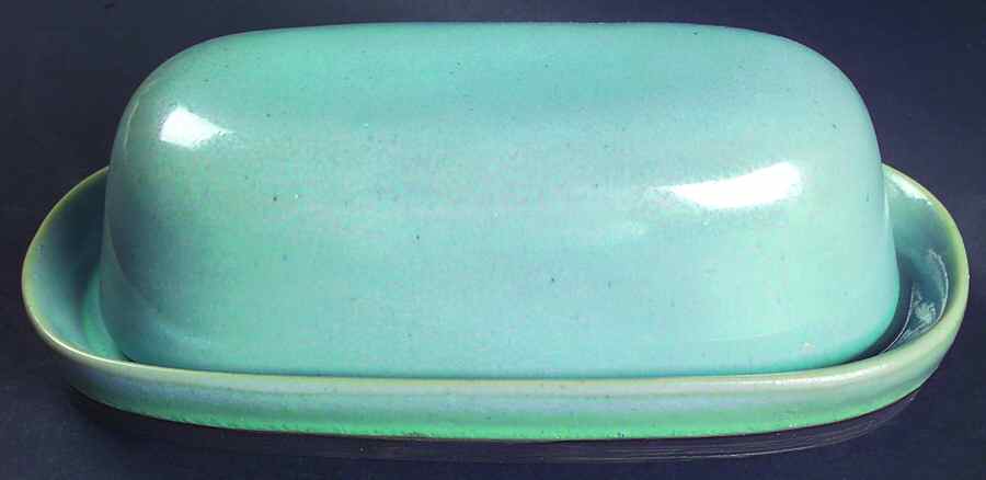 Pearltone Teal 1/4 Lb Covered Butter by Sango-1