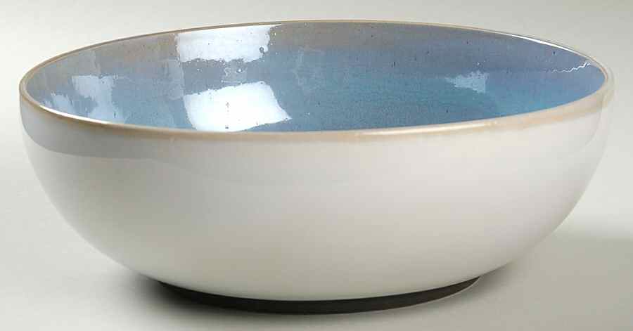 Pearltone Teal 9" Round Vegetable Bowl by Sango-1