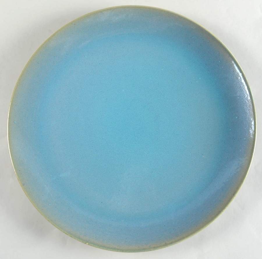 Pearltone Teal 14" Chop Plate (Round Platter) by Sango-1