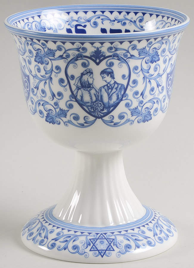 Blue Room (Judaic Collection) Wedding Cup by Spode-1