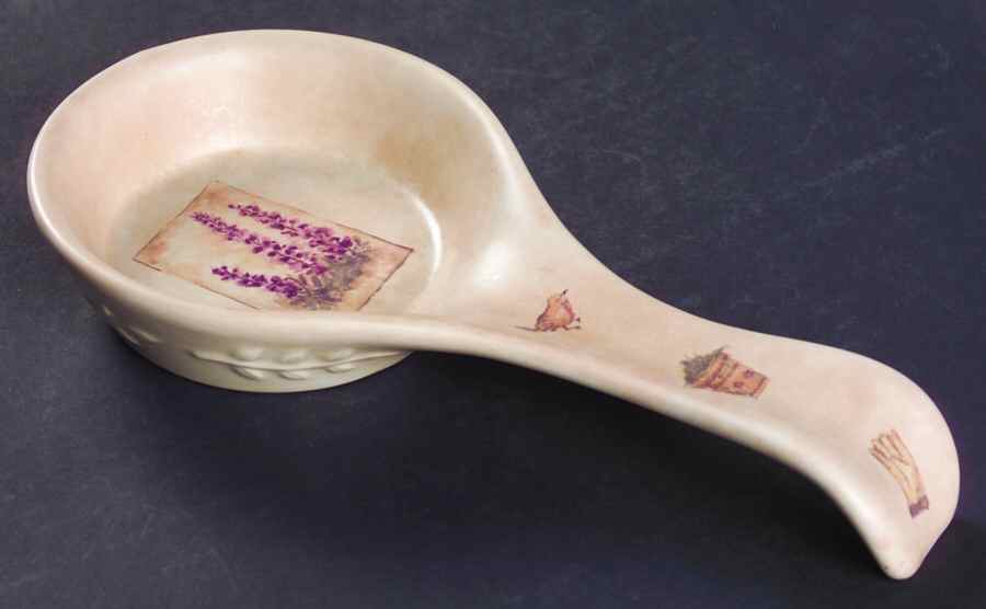 Summer Fields Spoon Rest/Holder (Holds 1 Spoon) by Sonoma Home-1