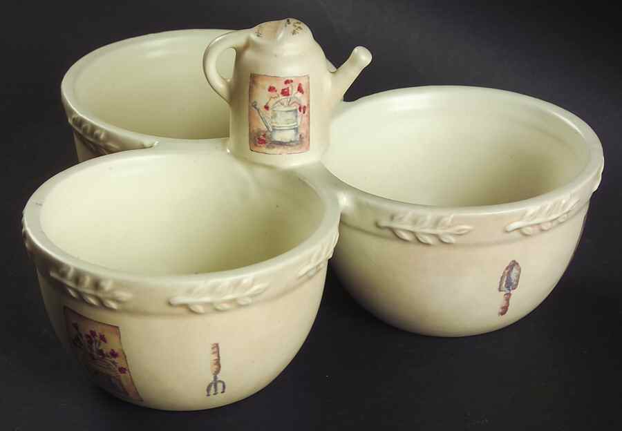 Summer Fields 3-Part Relish with Center Ceramic Handle by Sonoma Home-1