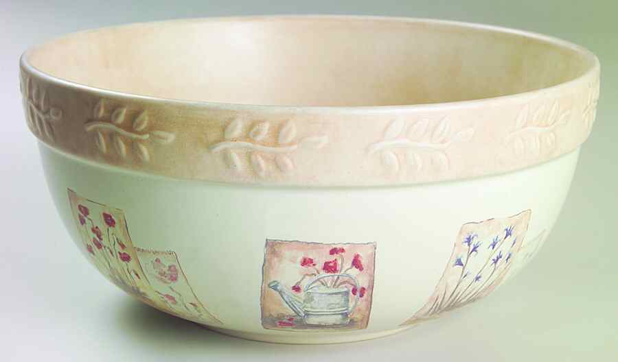 Summer Fields 10" Large Salad Serving Bowl by Sonoma Home-1
