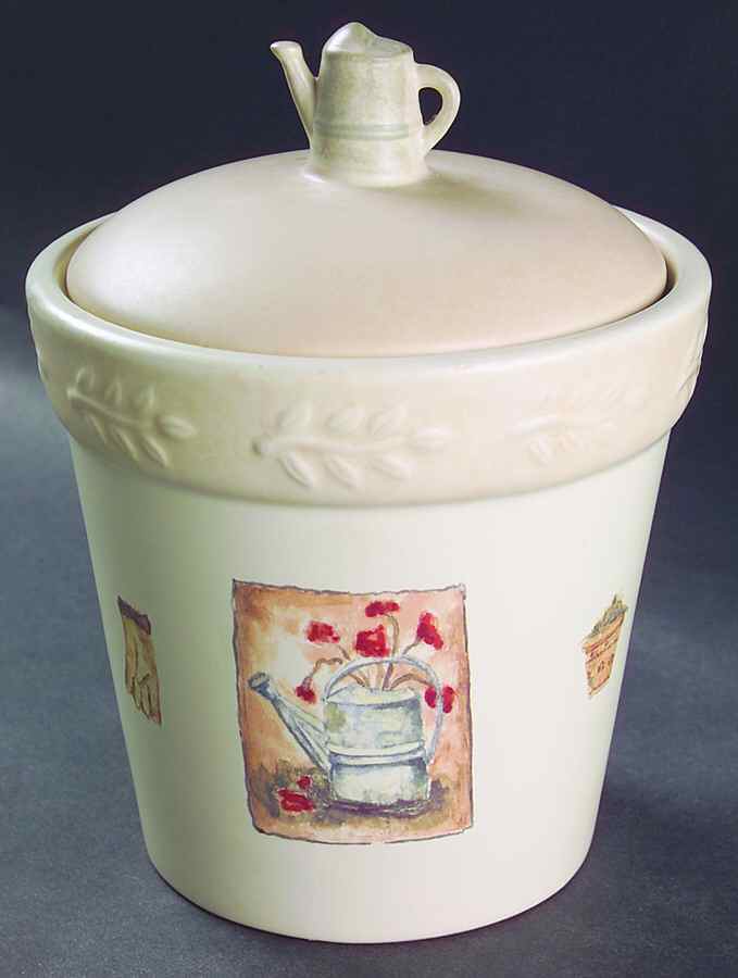 Summer Fields Medium Canister & Lid by Sonoma Home-1