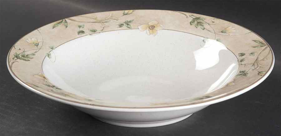 Blossom Time Rim Soup Bowl by Studio Nova-1