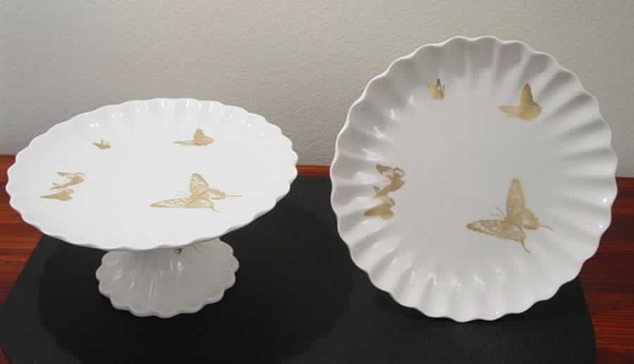 F846 Footed Cake Plate by Spode-1