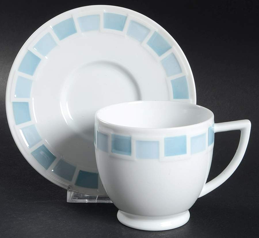 Ionia Footed Cup & Saucer Set by Sasaki-1