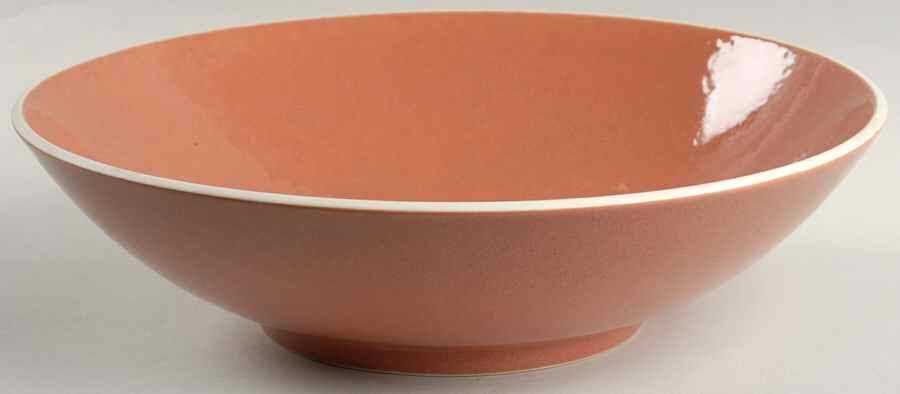 Colorstone Terra Cotta (Textured) 11" Large Salad Serving Bowl by Sasaki-1