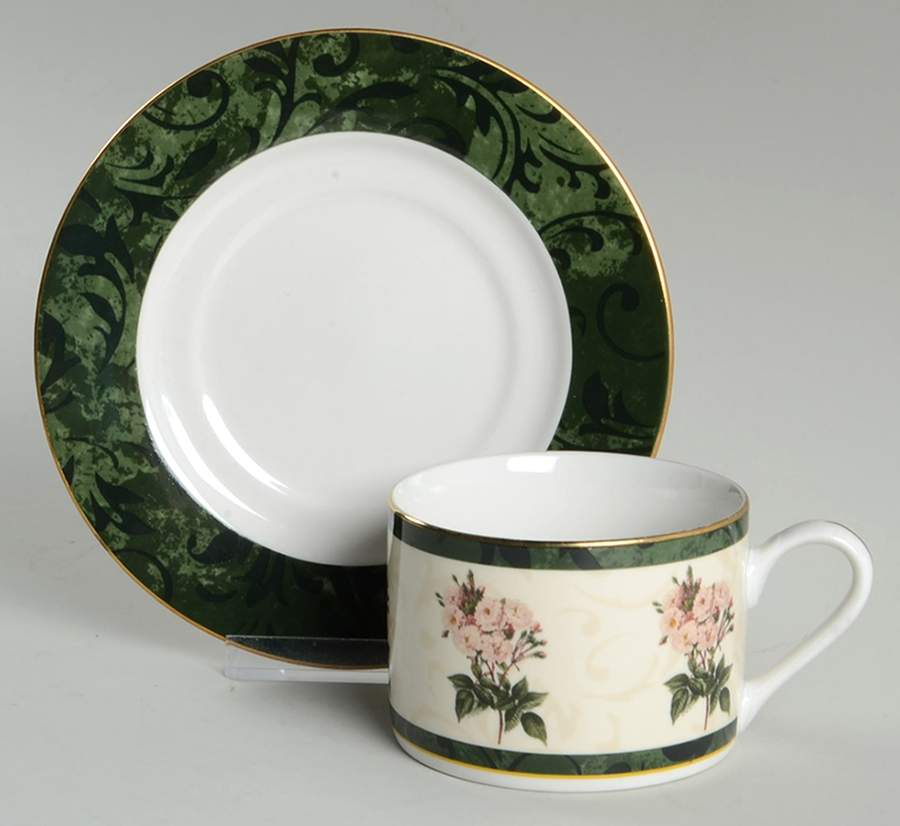 Juliana Flat Cup & Saucer Set by Sakura-1