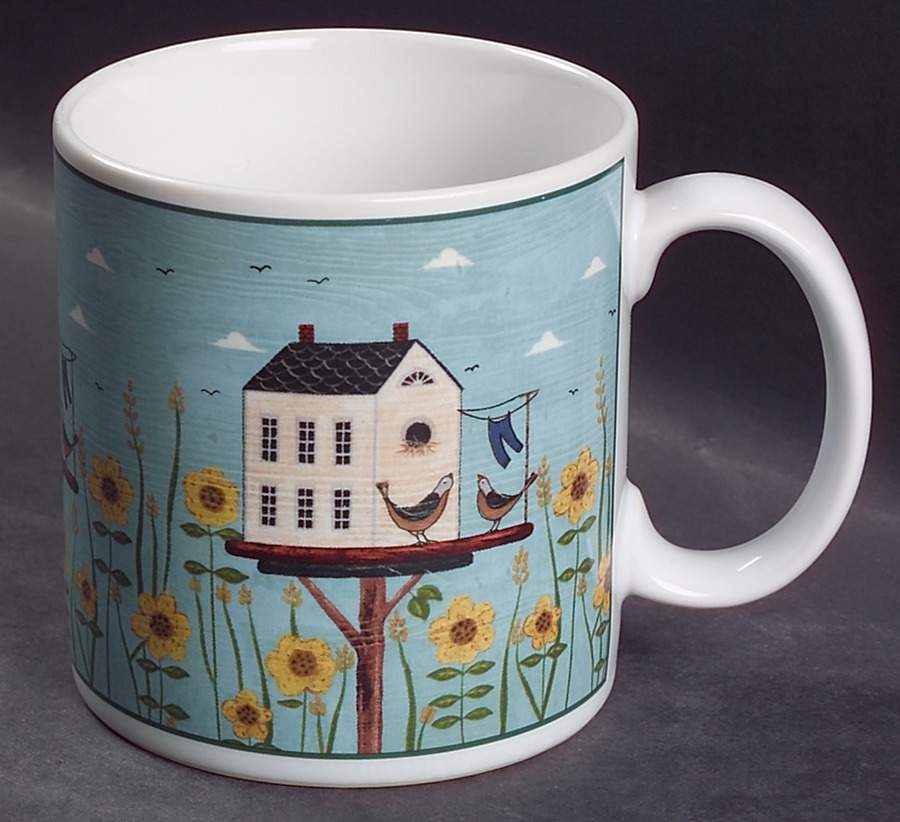 Birdhouses Mug by Sakura-1