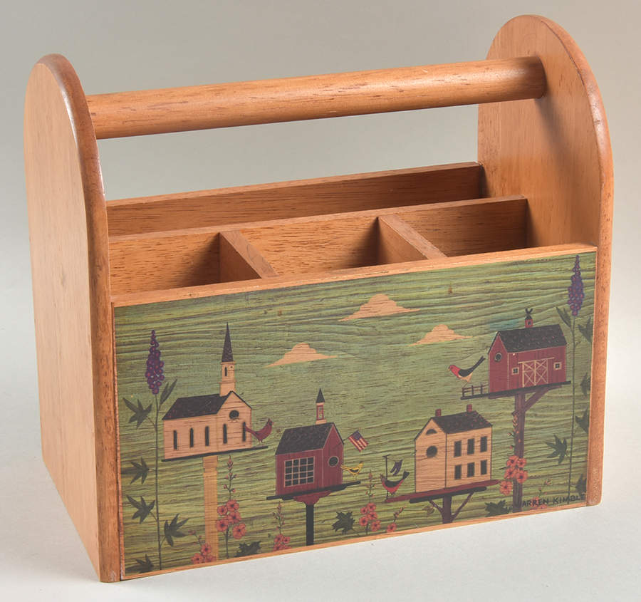 Birdhouses Flatware Caddy by Sakura-1