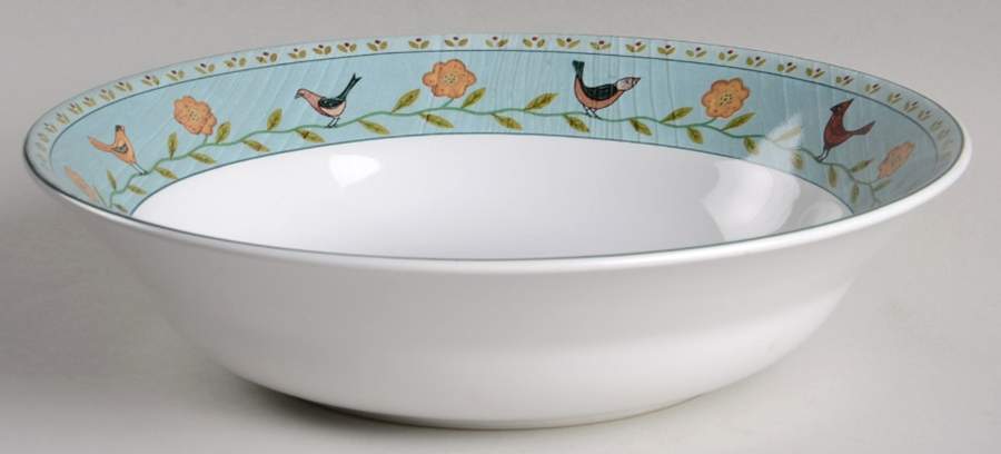 Birdhouses 9" Round Vegetable Bowl by Sakura-1