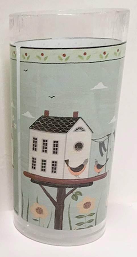 Birdhouses Tall Acrylic Tumbler by Sakura-1